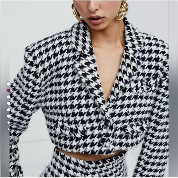 FOR LOVE AND LEMONS BONNIE CROPPED BLAZER XS - Picture 2 of 9